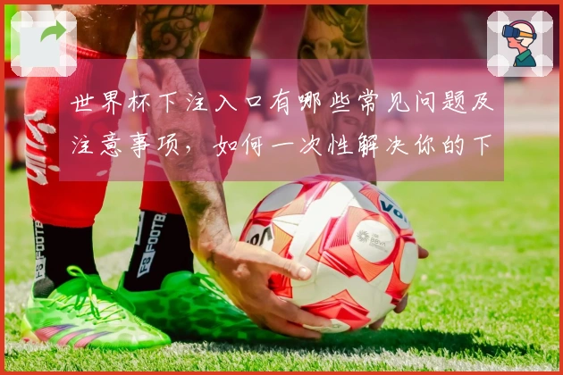 世界杯下注入口有哪些常见问题及注意事项，如何一次性解决你的下注疑惑