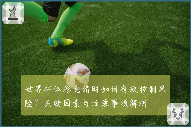世界杯体彩竞猜时如何有效控制风险？关键因素与注意事项解析